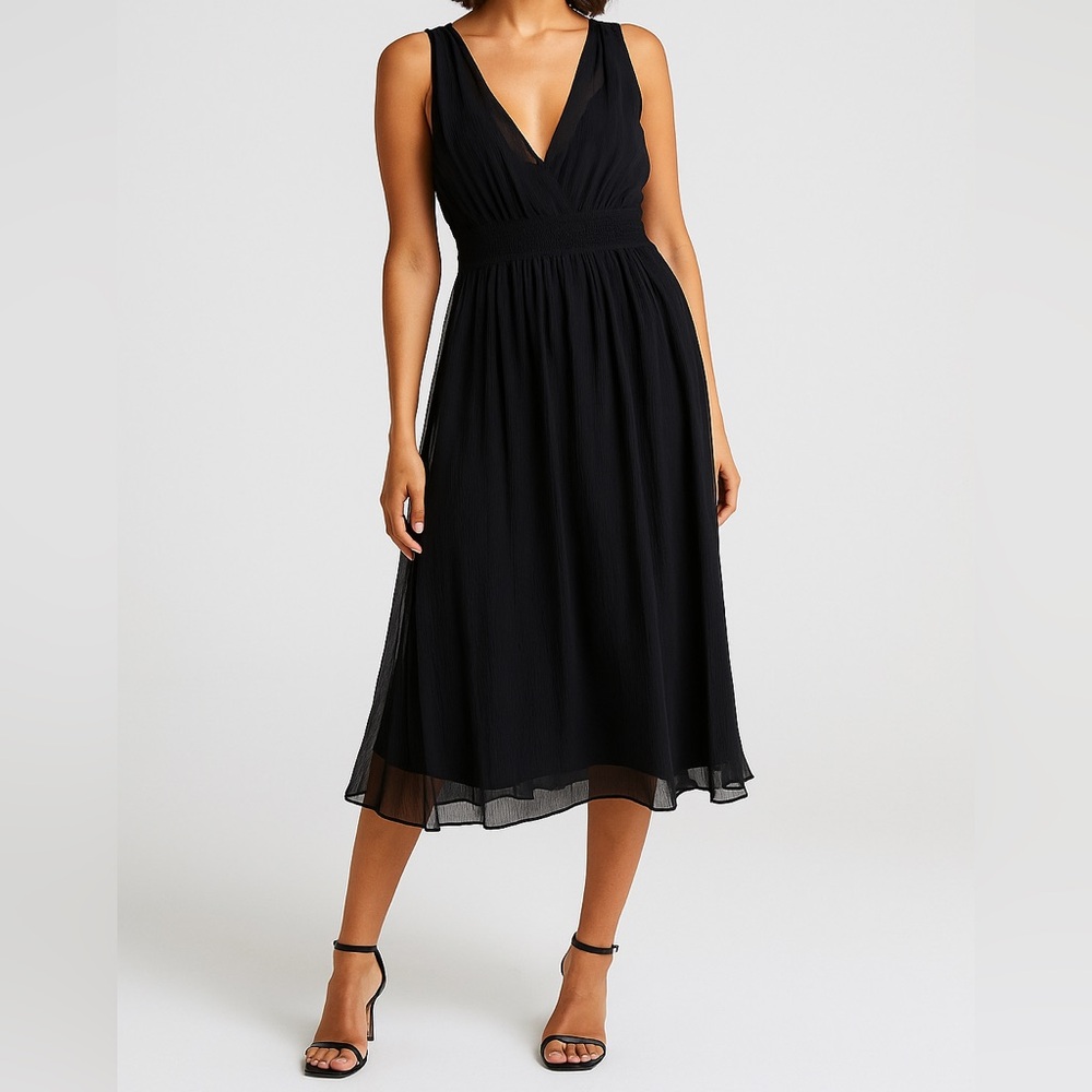 Banana Republic Silk Sheer Dress